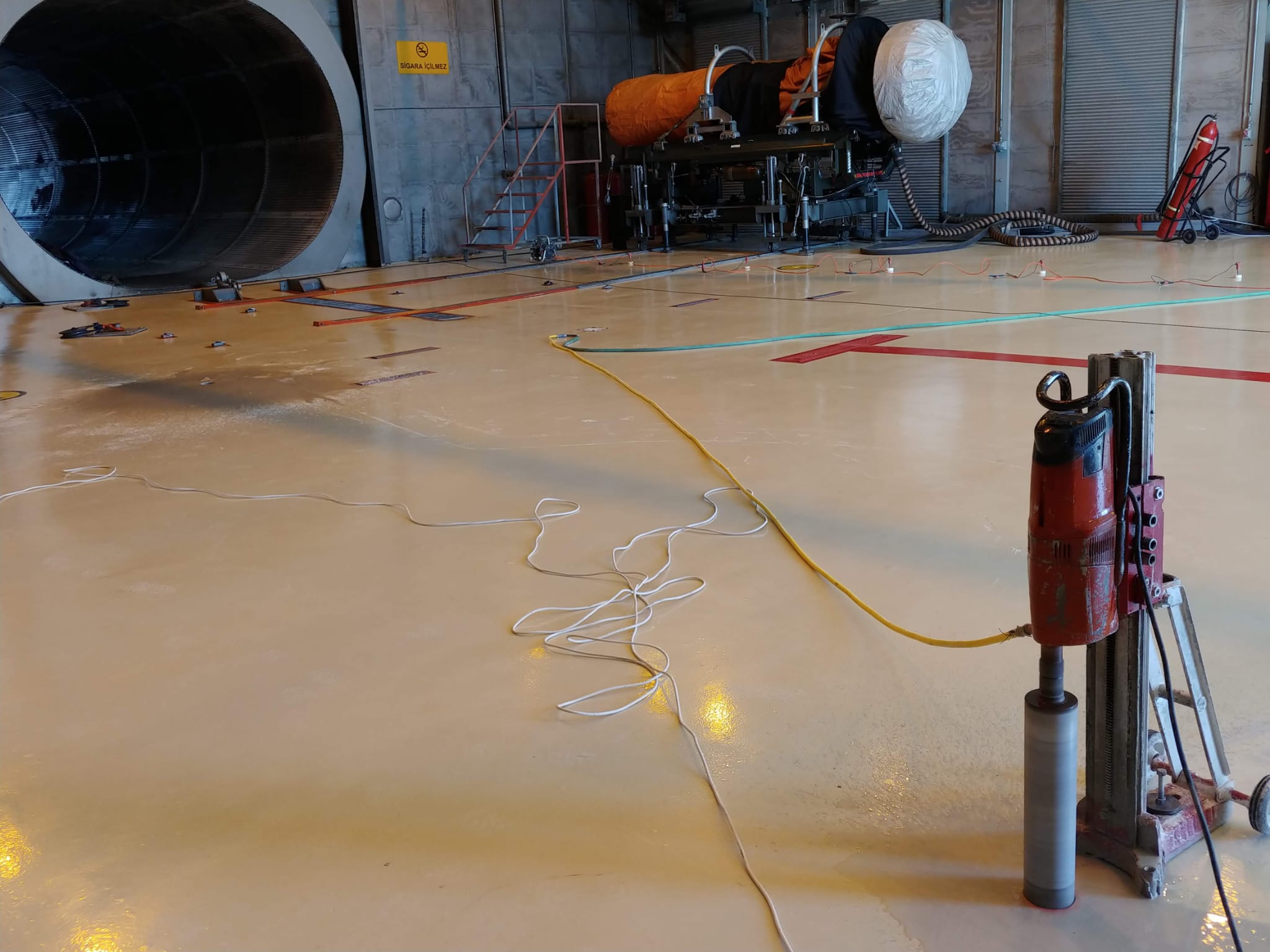 Eskişehir Ana Jet Üssü – Beton Kesimi, Havuz Açılımı, Hidrolik Kesim ve Karot Delimi