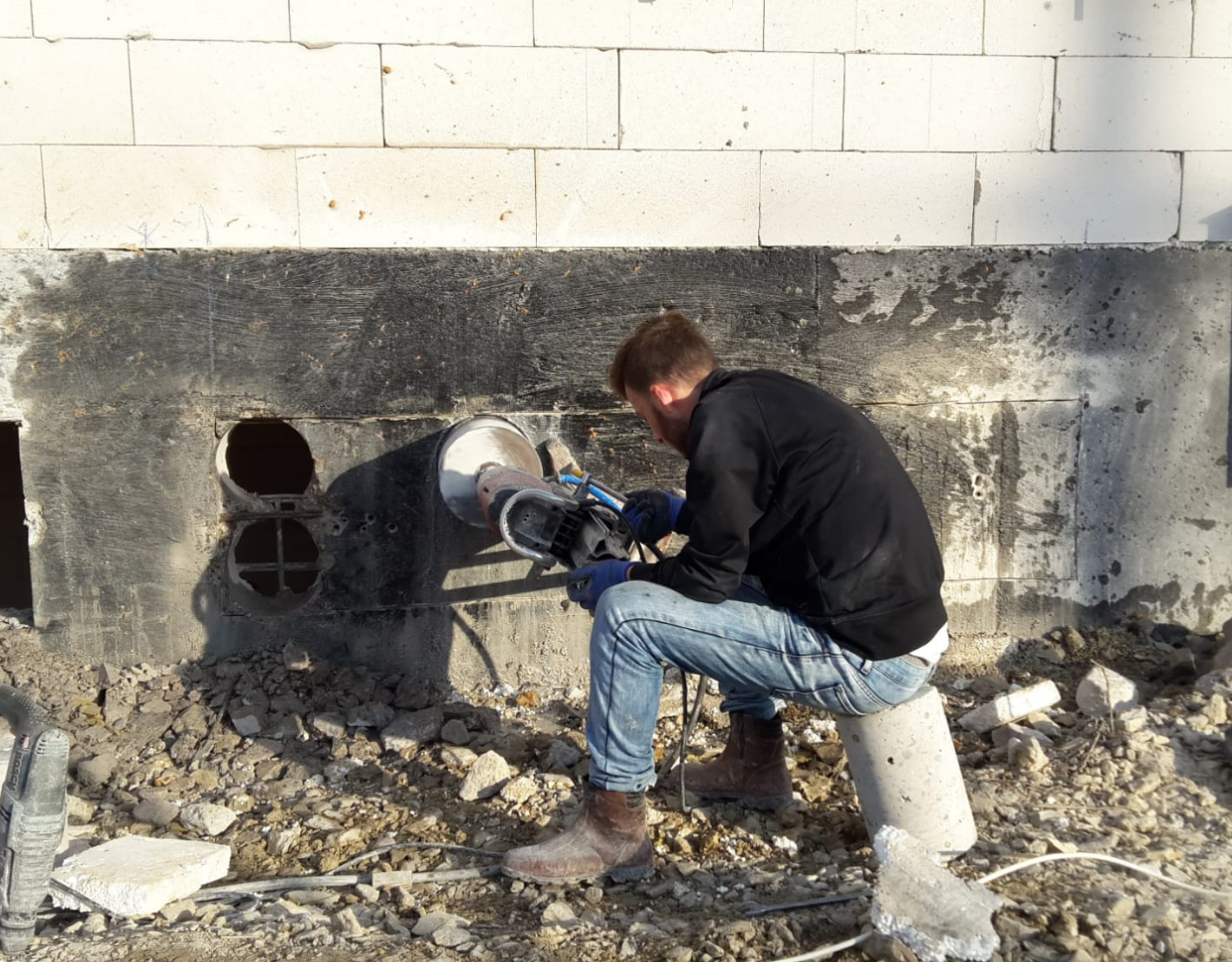 Haldız İnşaat – Tabliye, Perde Kesimi ve Kırımı ile Karot Açımı